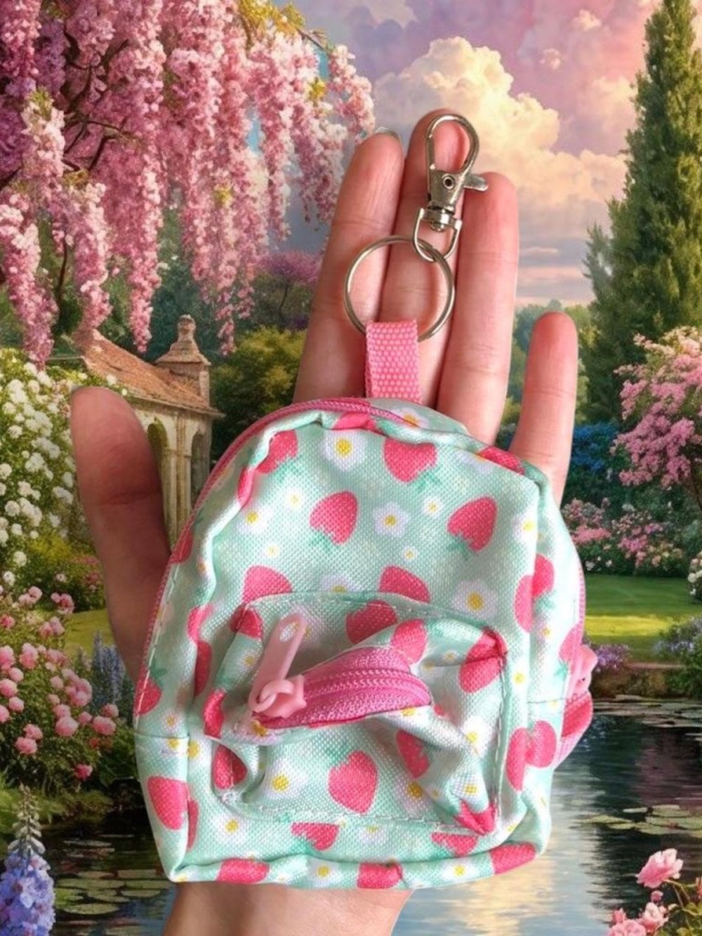 Mini Backpack Bag Charm